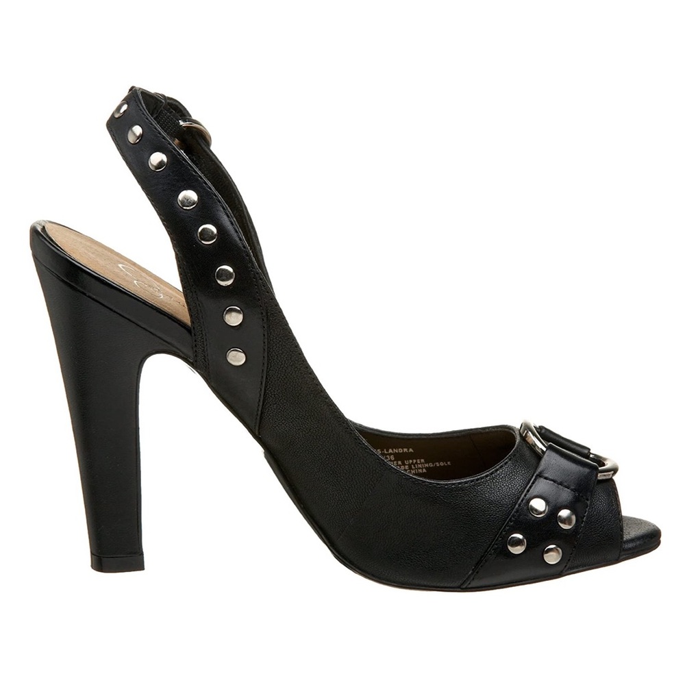 JESSICA SIMPSON BLACK LANDRA HEELS - Picture 3 of 8